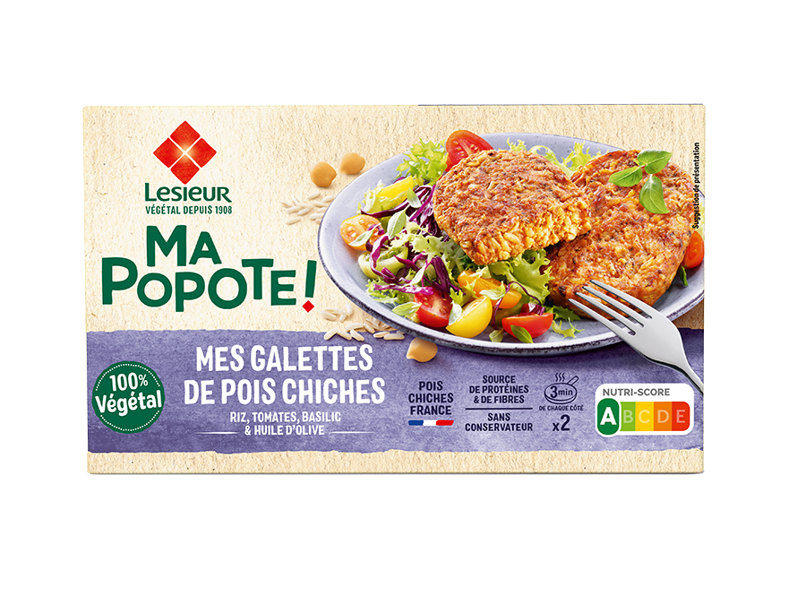 Galettes De Pois Chiches Croustillantes Lesieur Ma Popote